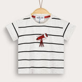Baby Striped Shirt - Gray