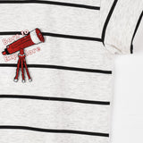 Baby Striped Shirt - Gray