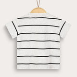 Baby Striped Shirt - Gray
