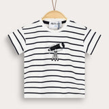 T-shirt with logo - beige