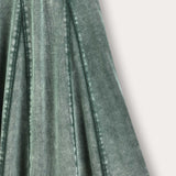Triangle wash skirt - green