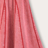 Triangle wash skirt - purple