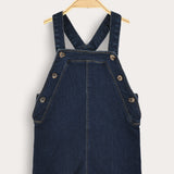 Short denim overalls - jeans