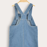 Short denim overalls - jeans