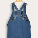 Short denim overalls - jeans