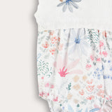 Baby overalls with spring print - no color