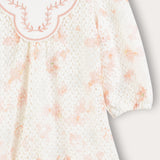 Knitted Crochet Dress - Orange