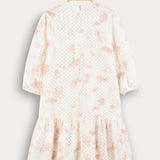 Knitted Crochet Dress - Orange