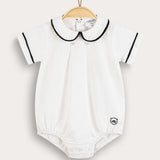 Round Neck Jumpsuit - Cream