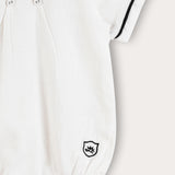 Round Neck Jumpsuit - Cream