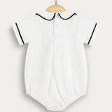 Round Neck Jumpsuit - Cream
