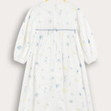 Floral print dress - blue