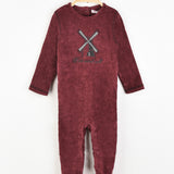 Babygro Windmill Plush - Bordeaux