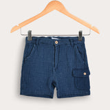 Shorts with pocket - blue