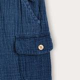 Shorts with pocket - blue