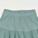 Ribbed Skirt - Green