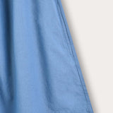 Pleated Strapless Sarong - Blue