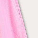 Strappy sarafan with pleats - pink