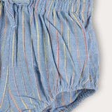 Jumpsuit with suspenders - blue