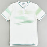 Colorful print shirt - green