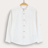 Button-down shirt - cream