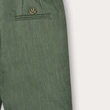 Linen Bermuda - Olive