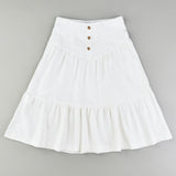 Jersey skirt - cream