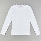 Ribbed Basic Shirt - White