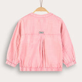Button-down shirt with Chinese collar - pink