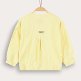 Button-down shirt with Chinese collar - yellow