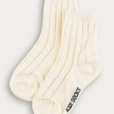Classic Lace Socks - Beige