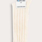 Lace knee socks - beige