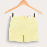 Shorts with pocket - yellow