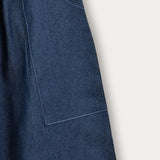 Tencel Stitched Skirt - Blue