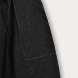 Tencel Stitching Skirt - Black