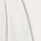 Stitched Tencel Skirt - Beige
