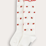 Strawberry Knee Socks - Red