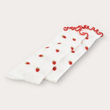 Strawberry Knee Socks - Red