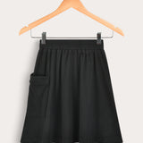 Pocket skirt - black