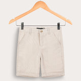 Striped shorts - Stone