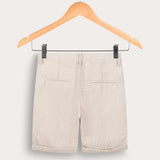 Striped shorts - Stone
