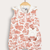 Hooded overalls with pocket - Hamra