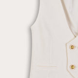 Woven vest - beige