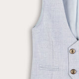 Woven vest - blue