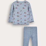 Baby Cherries Set - Light Blue