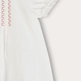 Embroidered dress - pink