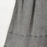 Flared midi skirt - gray