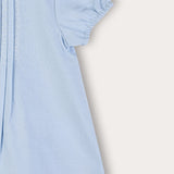Embroidered dress - blue