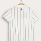 Button-down woven shirt - olive