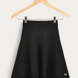 Flared skirt - black